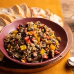 Caponata de berinjela italiana tradicional