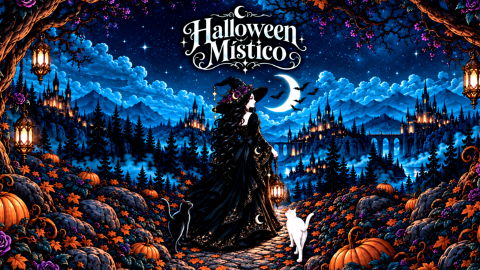 Halloween Místico – Livro de Pintura